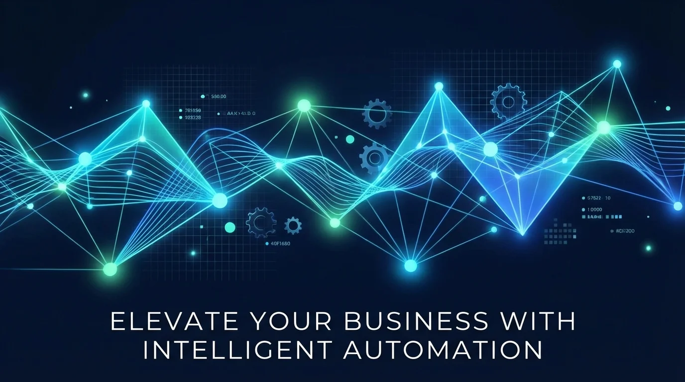 KI-Netzwerk-Visualisierung — Sumeo KI-Agentur für intelligente Automatisierung